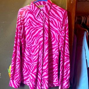pink zebra wrangler show shirt